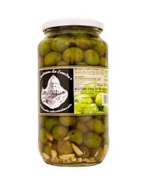 Aceitunas Manzanilla Sabor Chupadeo y Aceite de Medina