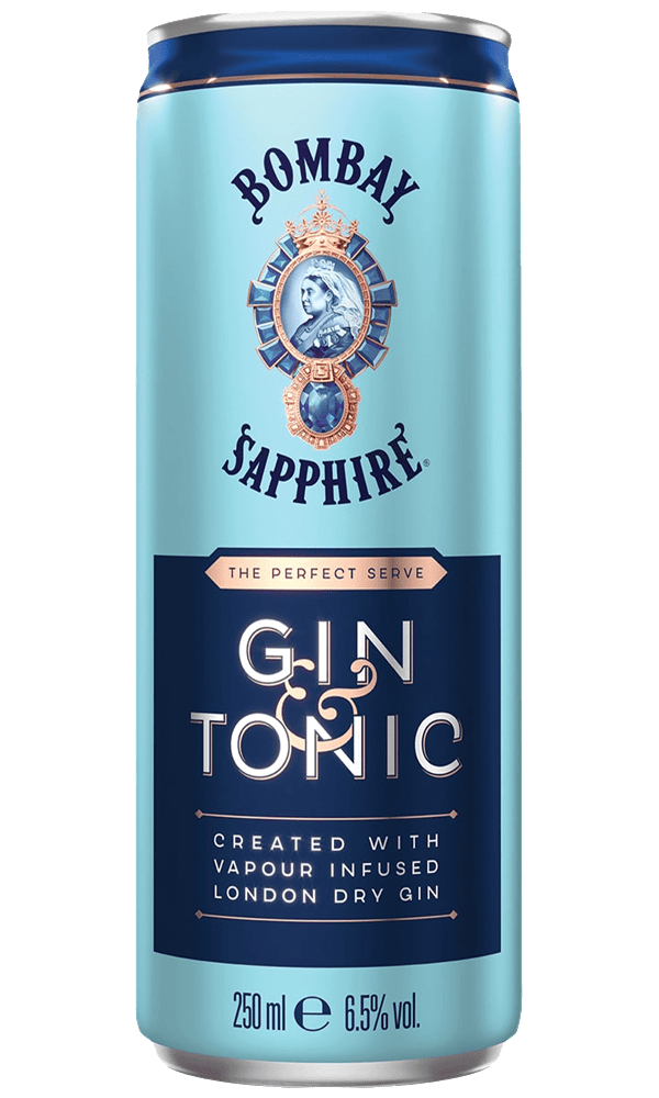 Gin Tónic Bombay Sapphire 25cl. C-12 Latas