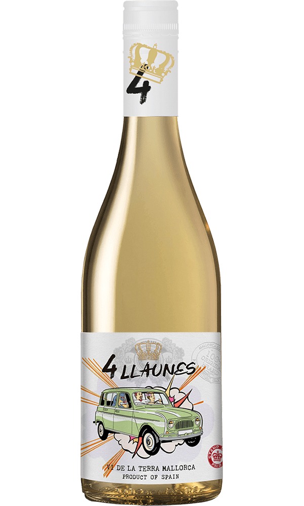 4 Llaunes IGP Mallorca Blanc 75cl. T.R. 2024