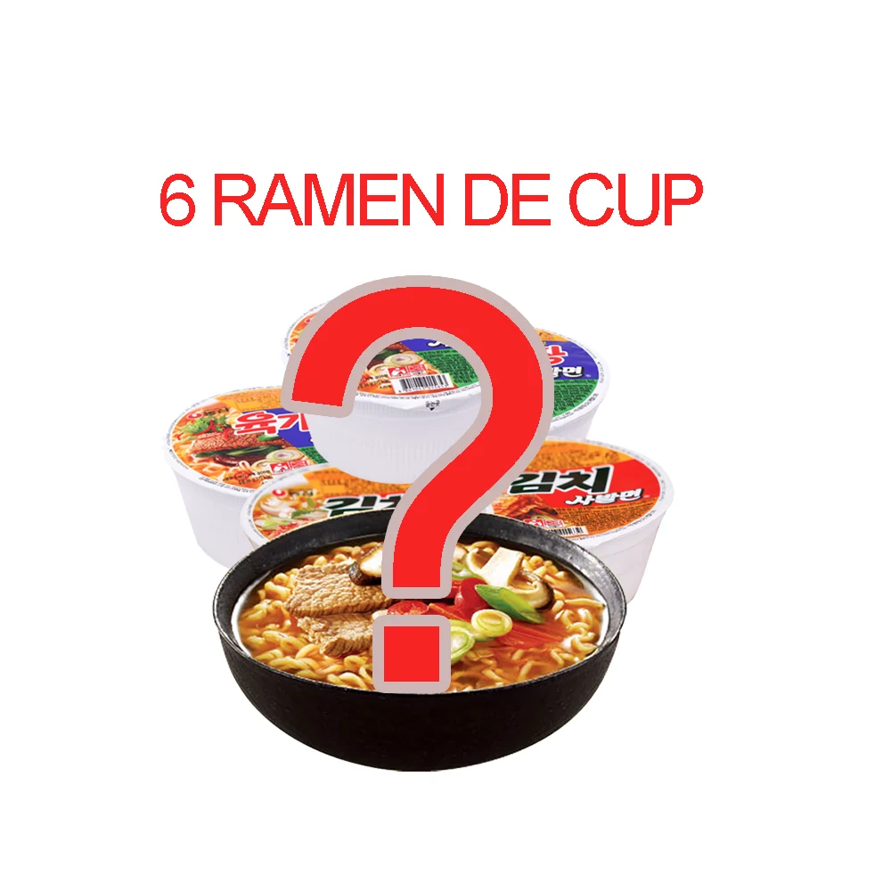 6 Cup Ramen ｜ Caja Sorpresa