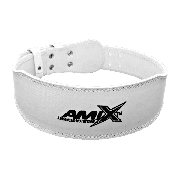Amix Nutrition Cinturón Cuero Blanco