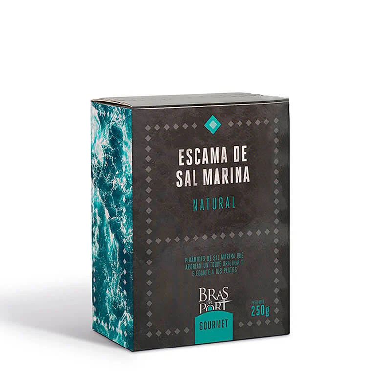 Escamas de sal marina natural 250 g Bras del Port. 3 uds.
