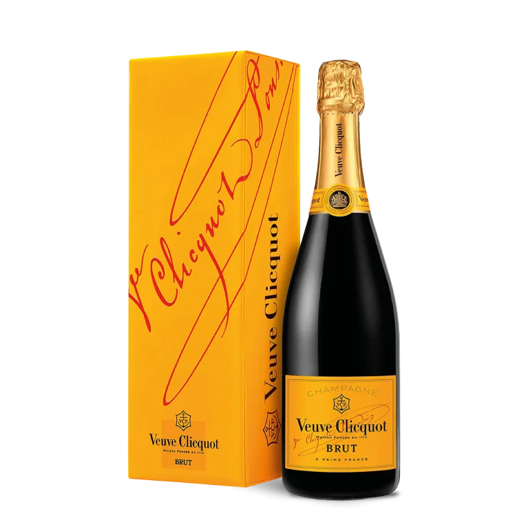 Veuve Clicquot Yellow Label, estuche con 1 botella de 75 cl