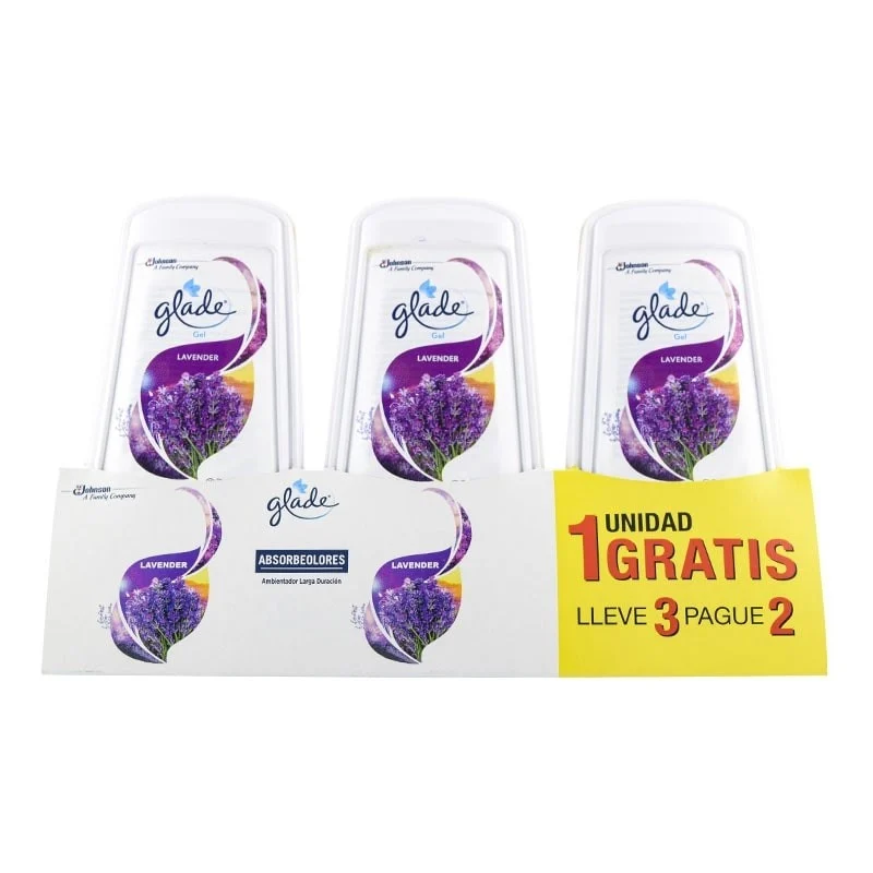 Absorbe olores lavanda Glade Brise 2 ud +1 gratis