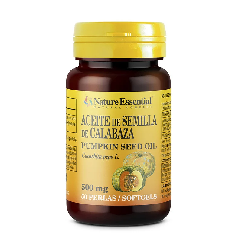 Aceite Calabaza 500mg 50per - Nature Essential