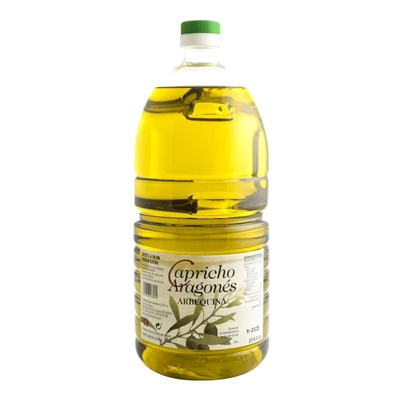 Aceite de oliva virgen extra Capricho Aragonés Arbequina 2 litros