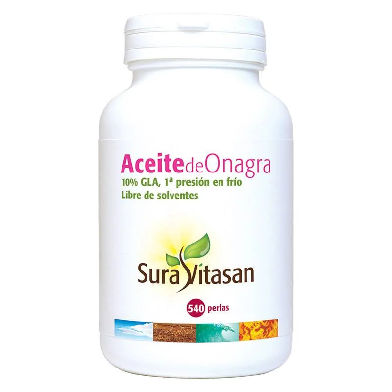 Aceite De Onagra 500 Mg 540 Perlas - Sura Vitasan