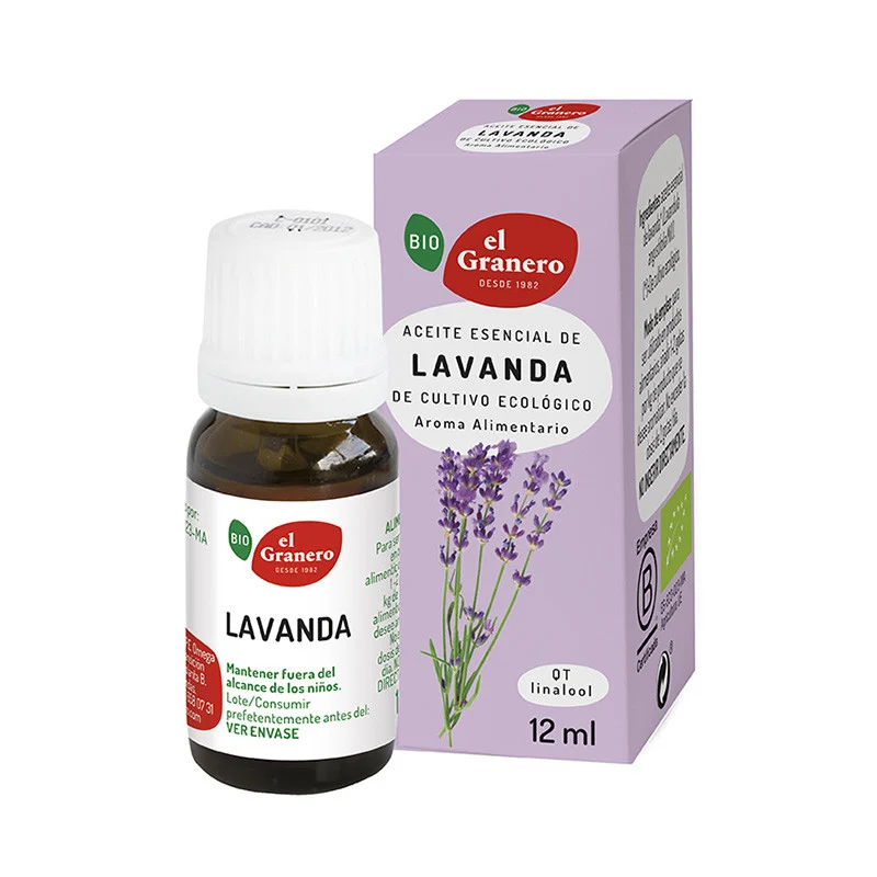 Aceite Esencial Lavanda Bio 12ml - El Granero