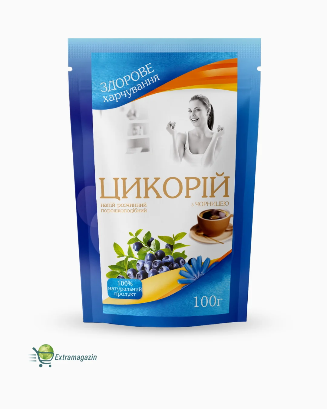Achicoria soluble con arandano 8x100g VERHOVYNKA