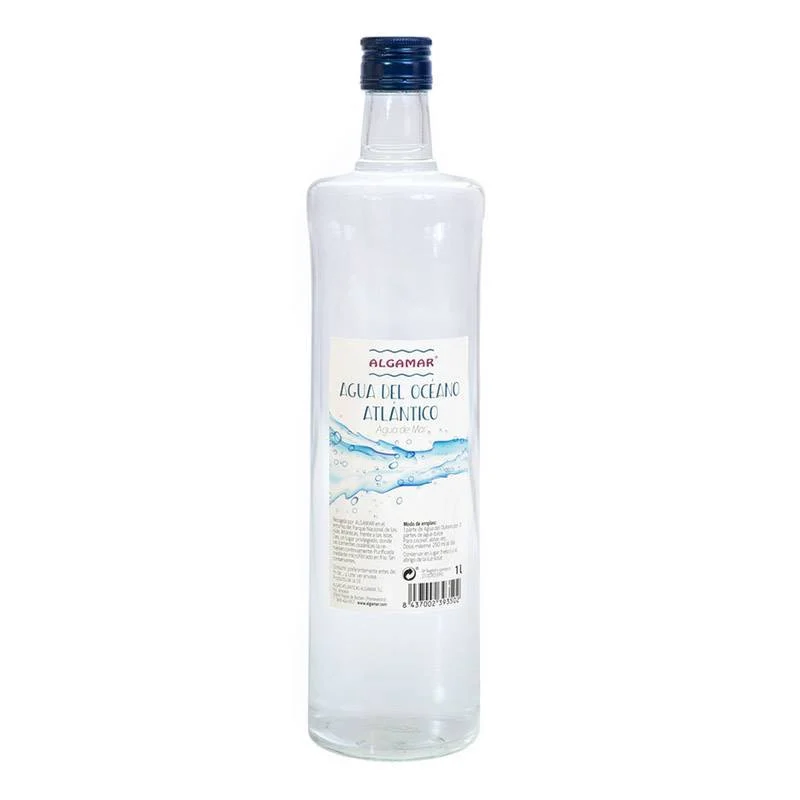 Agua Del Oceano Atlantico Vidrio 1l