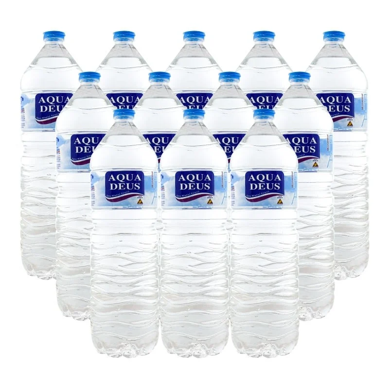 Agua mineral Aquadeus 1.5 litros 2 packs de 6 botellas
