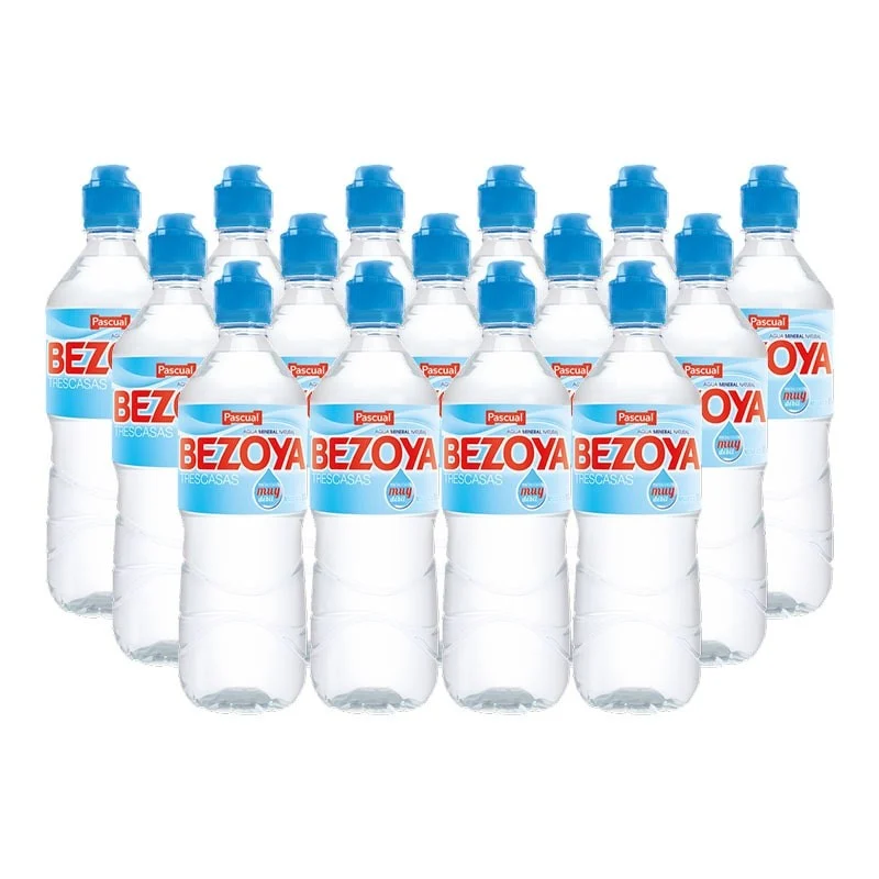 Agua mineral Bezoya 750 ml pack 15 botellas