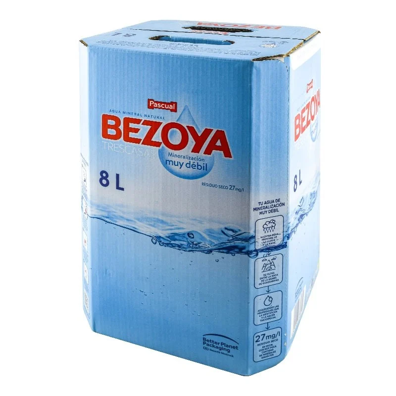 Agua mineral Bezoya Bag in box 8 litros