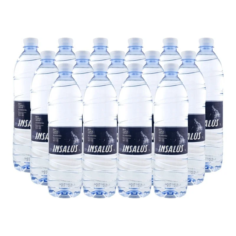Agua mineral Insalus 1 litro caja 15 botellas