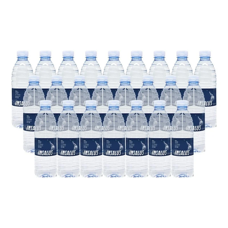 Agua mineral Insalus 500 ml pack 24 botellas