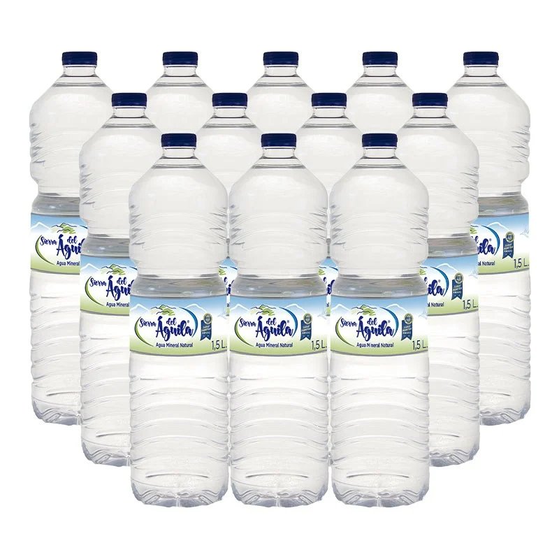 Agua mineral Sierra del Águila 1.5 litros 2 packs de 6 botellas