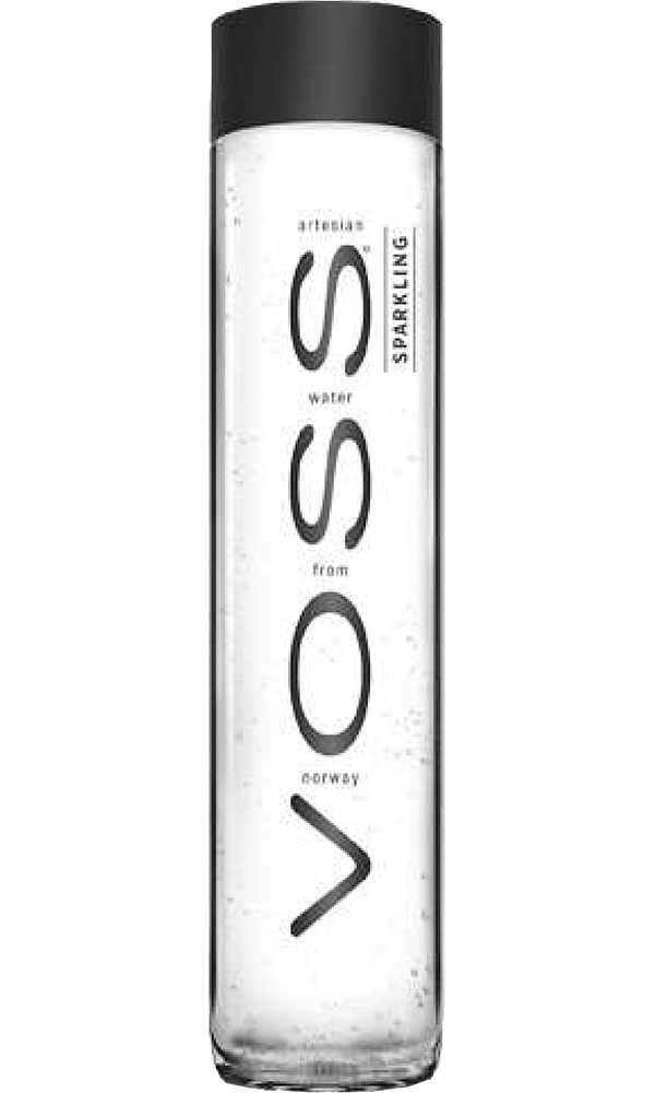 Agua Voss Con Gas 80cl.