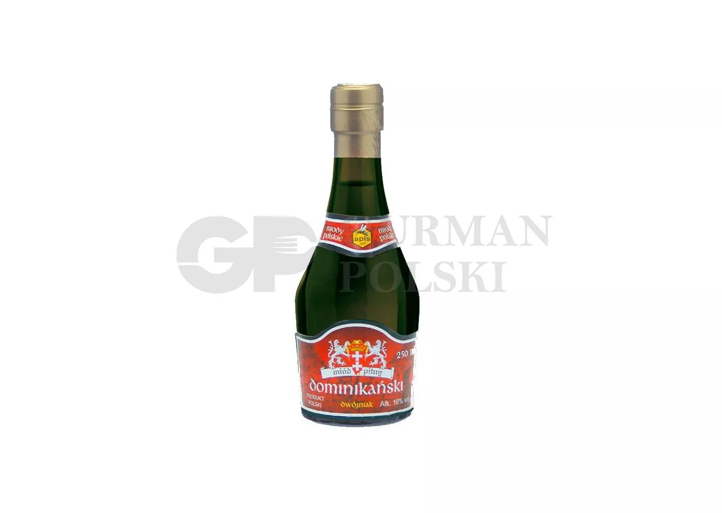 Aguardiente de miel DOMINIKANSKI dwojniak 16% 500ml
