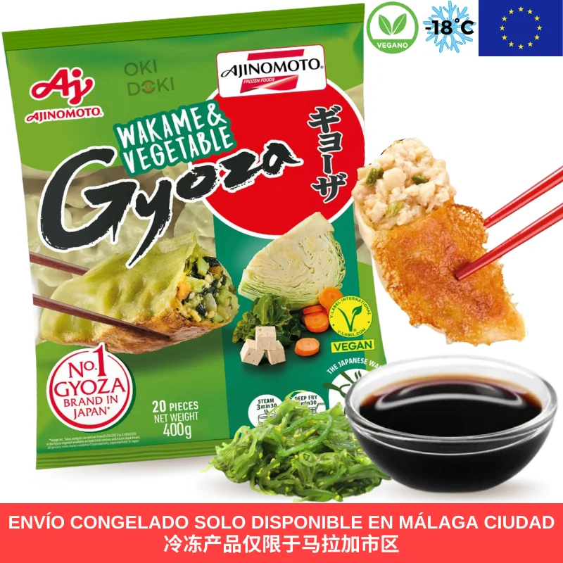 AJINOMOTO Wakame and Vegetable Gyoza (Vegan) 400g