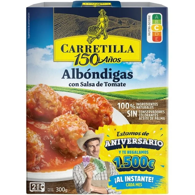 Albóndigas en Salsa de Tomate Carretilla