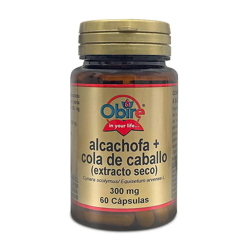 Alcachofa + Cola (Extracto Seco) 300mg- Obire