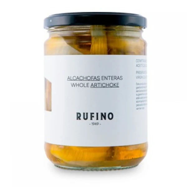 Alcachofa gourmet confitada Casa rufino T/ 420gr