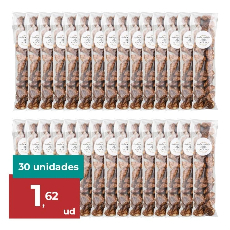 Almendras garrapiñadas Cachapa 50 g pack 30 paquetes