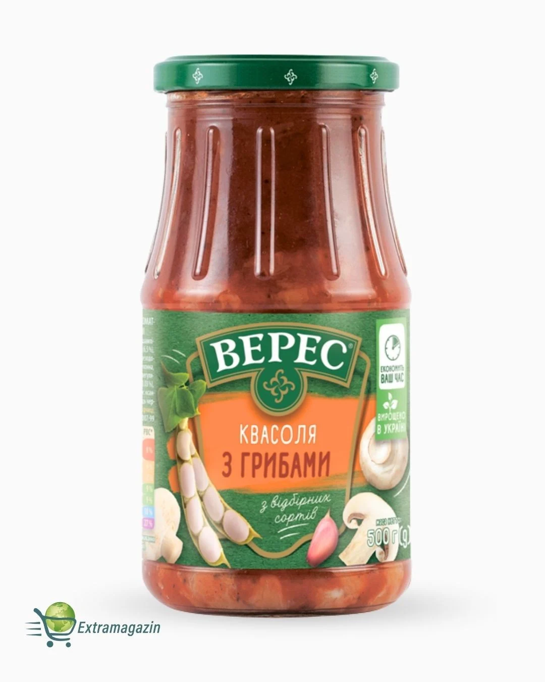 Alubias con setas en tomate 12x530g VERES