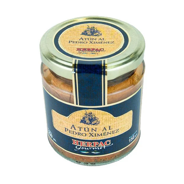 atún de barbate al pedro ximenez "herpac" tarro 250 ml.