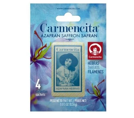 AZAFRAN HEBRAS EXTRA CARMENCITA 0,36 GRS.