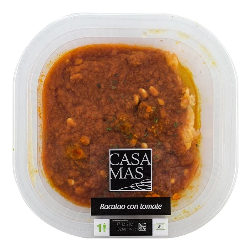 Bacalao con tomate Casa Mas 1 ración 240 g