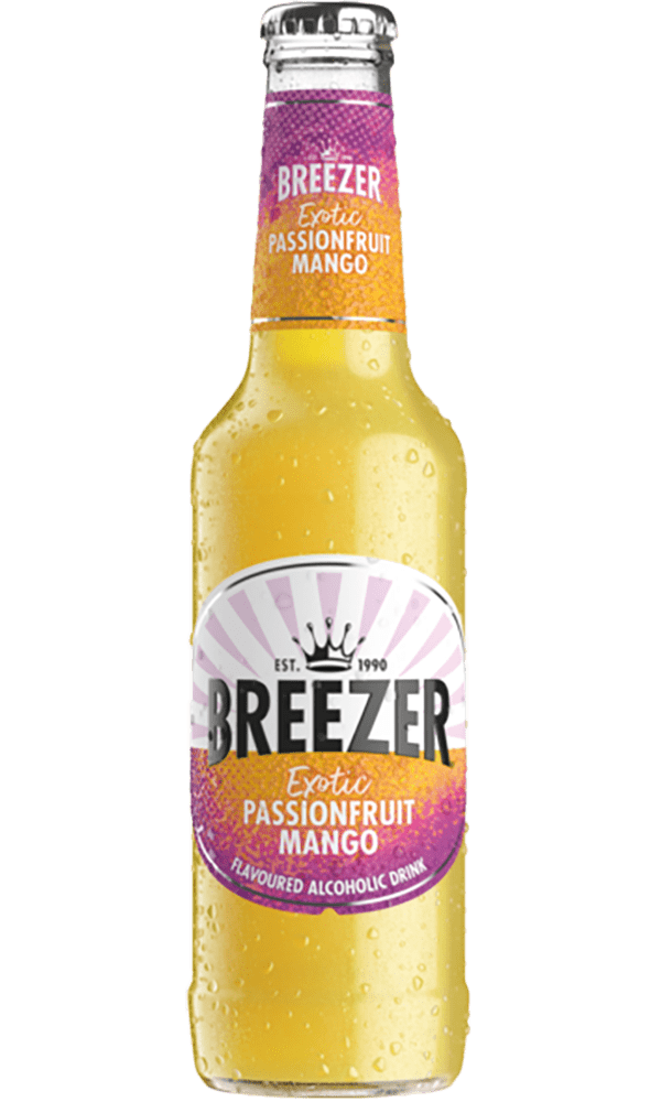 Bacardi Breezer Pasion Fruit & Mango 27,5cl. caja 12