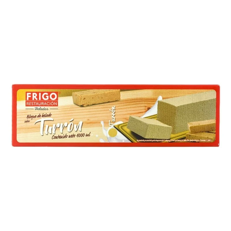 Barra de helado de turrón Frigo 1 litro