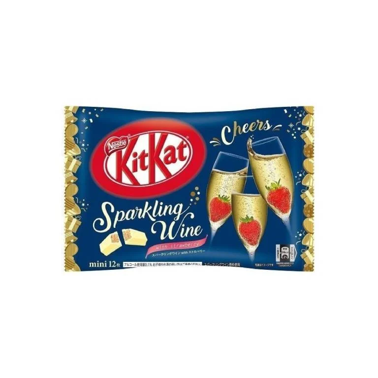 Barritas KitKat vino espumoso de fresa 135,8g