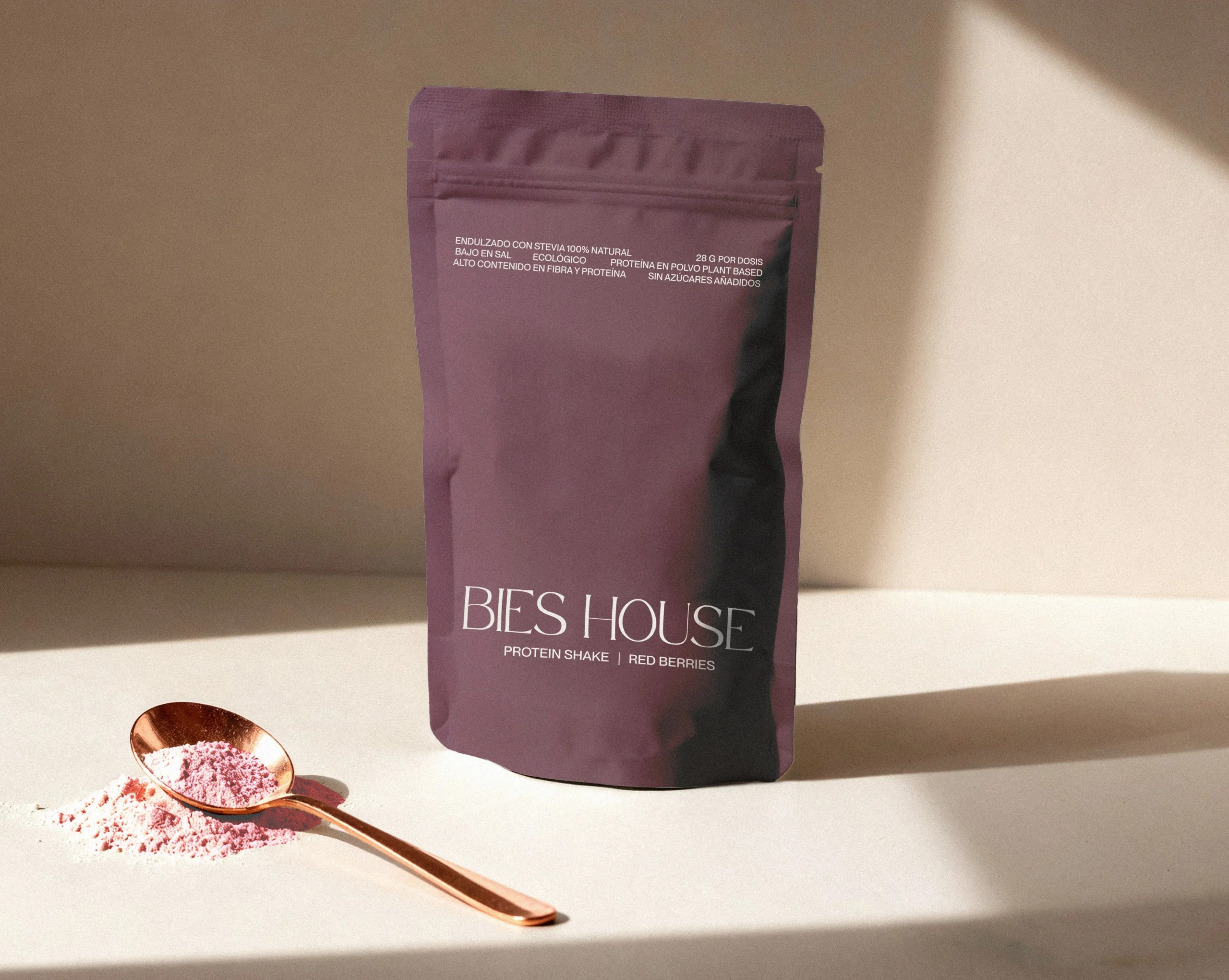 Batido de Proteína Bies House – Sabor Frutos Rojos