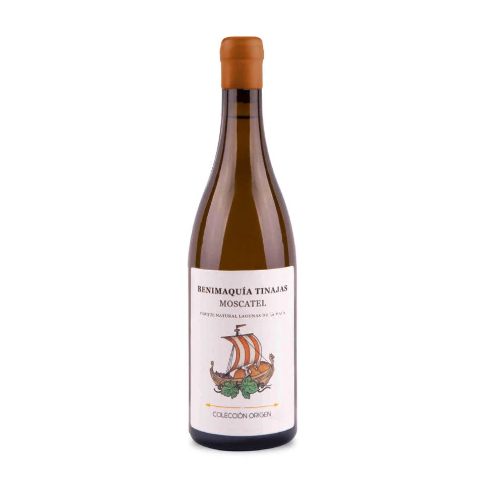 Benimaquía Tinajas Blanco Moscatel Vino natural Finca Casa Balaguer. Caja 3 uds.