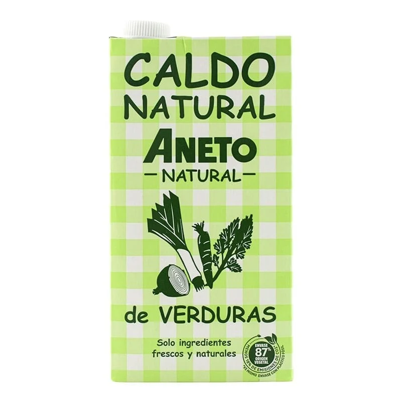 Caldo de verduras natural Aneto 1 litro