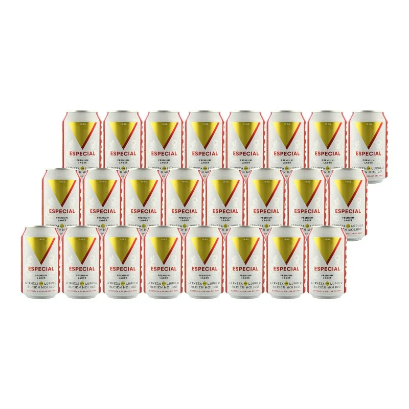 Cerveza Ambar Especial 33 cl pack 24 latas