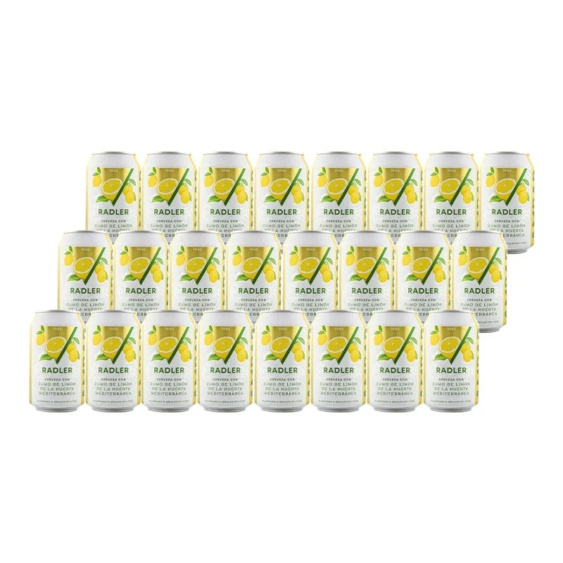 Cerveza Ambar Radler 33 cl pack 24 latas