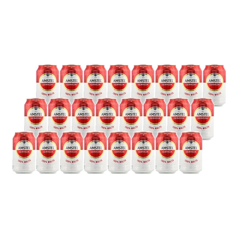 Cerveza Amstel 33 cl pack 24 latas