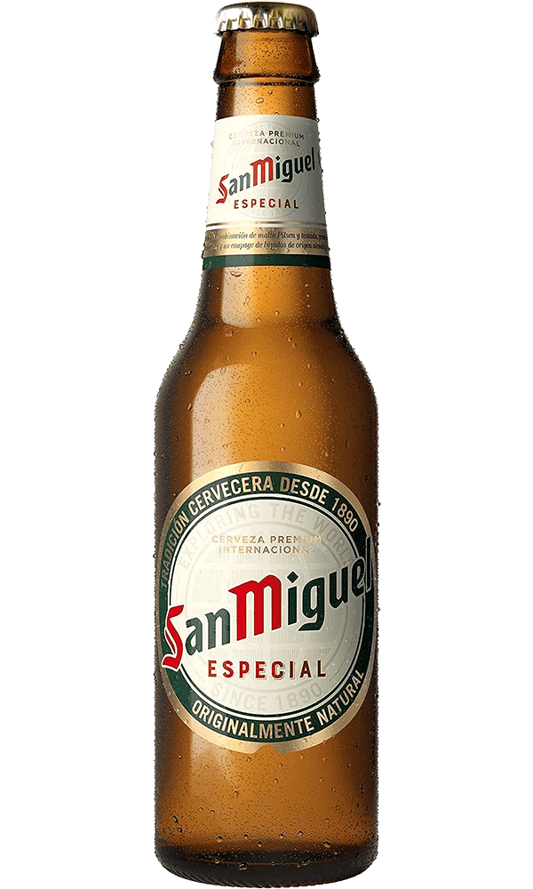 Cerveza San Miguel Botellín 33cl Pack 4 Bot Caja 24 u.