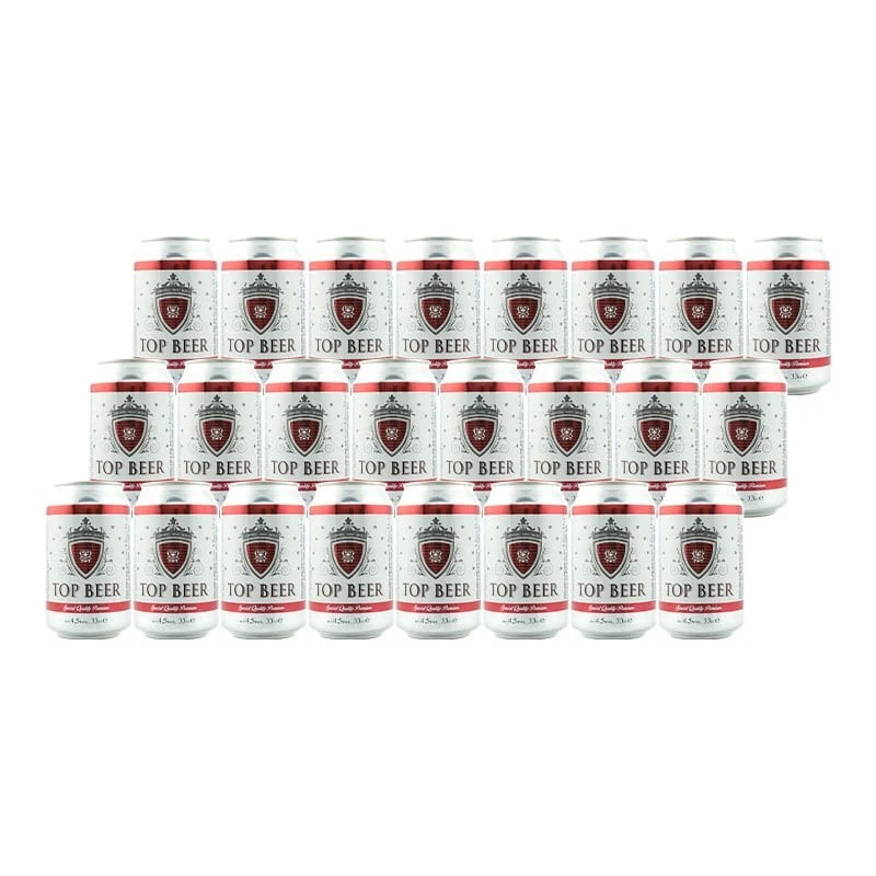 Cerveza Top Beer 33 cl pack 24 latas
