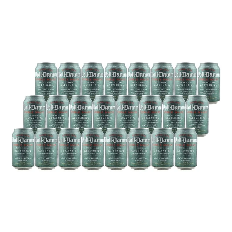 Cerveza Voll Damm Doble Malta Märzenbier 33 cl pack 24 latas