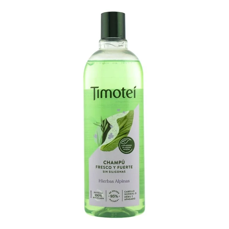 Champú Timotei fresco y fuerte hierbas alpinas 400 ml