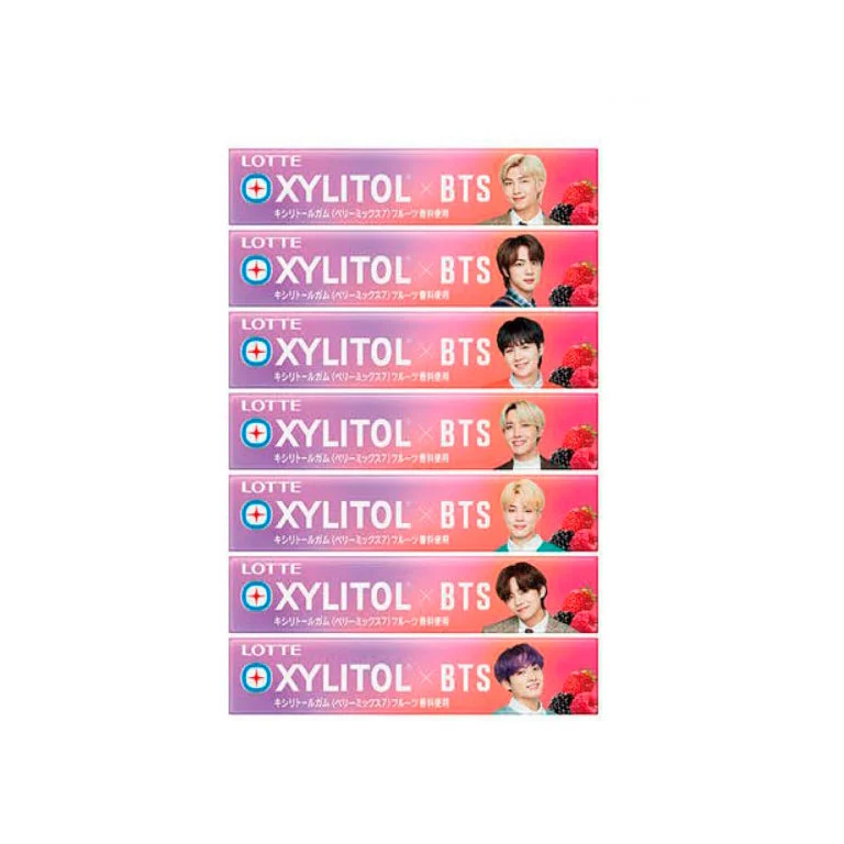 Chicles de Frutos Rojos Xylitol BTS 1ud