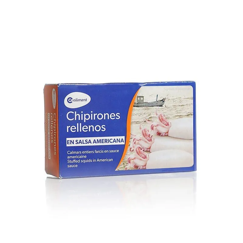 Chipirones Rellenos en Salsa Americana