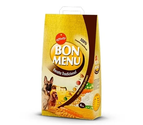 COMIDA PERRO RECETA TRADICIONAL BON MENÚ 4 KG.