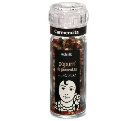 CONDIMENTO MOLINILLO POPURRI PIMIENTAS CARMENCITA 40 GRS.