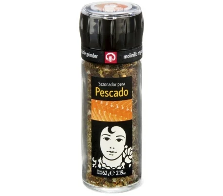 CONDIMENTO MOLINILLO SAZONADOR PESCADO CARMENCITA 76 GR.