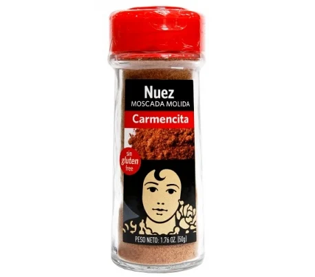 CONDIMENTO NUEZ MOSCADA MOLIDA CARMENCITA 50 GRS.